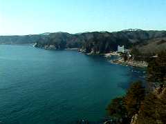 羅賀の海岸